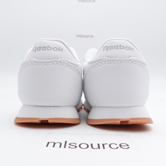 NEW Toddler Kid's Reebok Classic Leather Stretch Lace Sneakers 100008336 - Picture 4 of 11